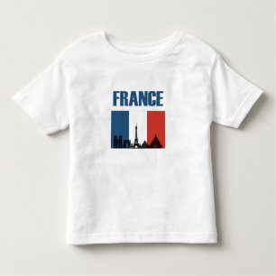 T-shirt Pour Les Tous Petits France Travel - Paris City Skyline Pavillon França