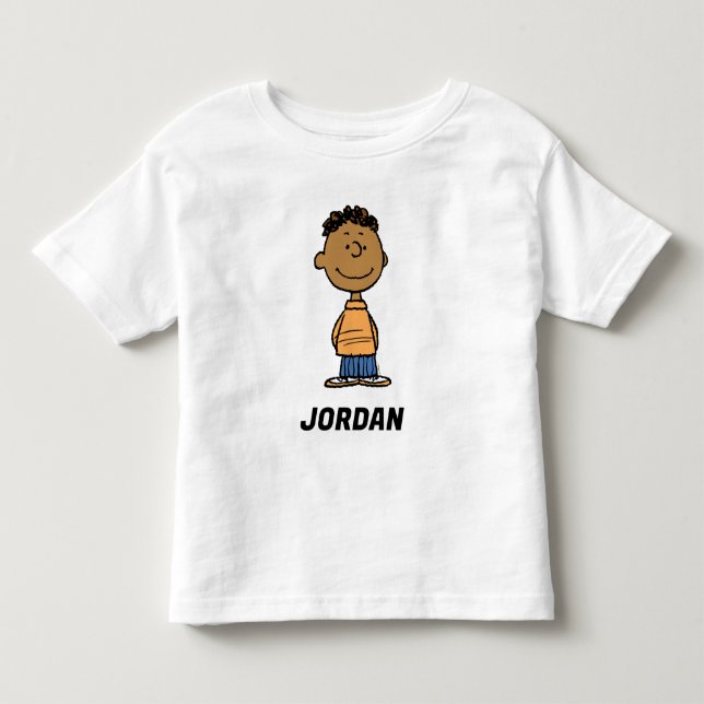 T-shirt Pour Les Tous Petits Franklin Smiling | Ajouter Votre Nom (Devant)