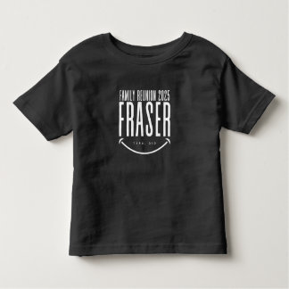 T-shirt Pour Les Tous Petits Fraser Family Reunion 2025 Design 11 ToddlerTShirt