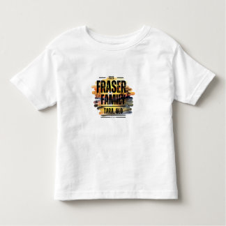 T-shirt Pour Les Tous Petits Fraser Family Reunion 2025 Design 16 ToddlerTShirt