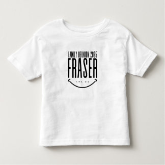 T-shirt Pour Les Tous Petits Fraser Family Reunion 2025 Design 6 ToddlerT-shirt