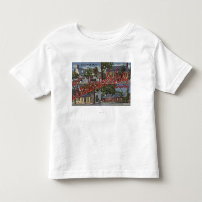 T-shirt Pour Les Tous Petits Fredericksburg, la Virginie - grandes scènes de (Devant)