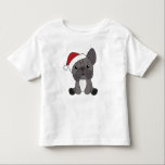 T-shirt Pour Les Tous Petits French Bulldog Christmas Snow Winter Animals<br><div class="desc">The French bulldog to softness with fair lights. Funny animals with gifts and snow to the holidays. Also funny for Christmas in July. Dogs are sweet animals and perfect for Christmas.</div>