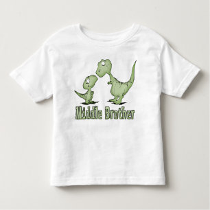T-shirt Pour Les Tous Petits Frère de milieu de dinosaures