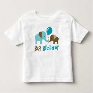 T-shirt Pour Les Tous Petits Frère - éléphant de mod