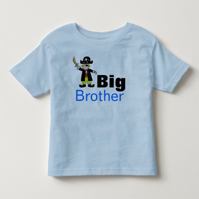 T-shirt Pour Les Tous Petits Frère (pirate) (Devant)