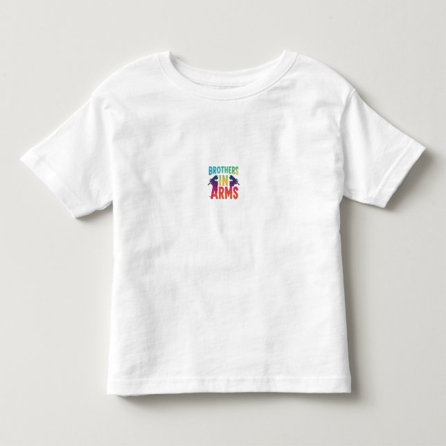 T-SHIRT POUR LES TOUS PETITS FRÈRES D'ARMES (Devant)