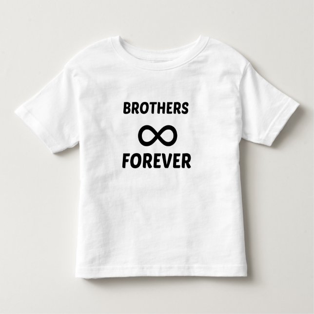 T-SHIRT POUR LES TOUS PETITS FRÈRES JAMAIS (Devant)