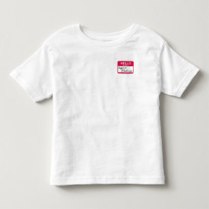 T-shirt Pour Les Tous Petits FRIENDS™ Bonjour, je m'appelle Régina Phalange