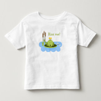 T-shirt Pour Les Tous Petits Frog Prince m'embrasse