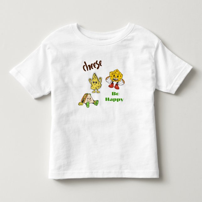 T-shirt Pour Les Tous Petits Fromage (Devant)