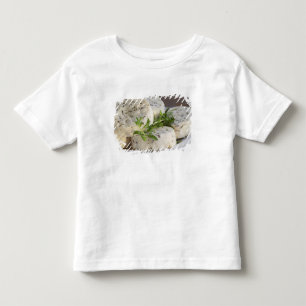 T-shirt Pour Les Tous Petits Fromage de chèvre français - chèvre - avec des her