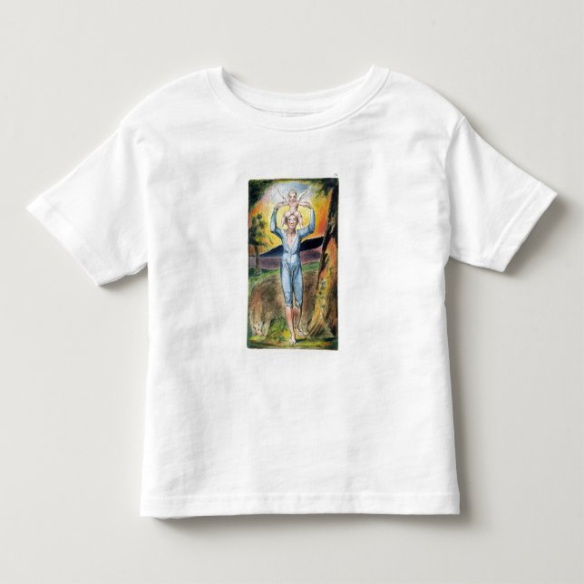 T-shirt Pour Les Tous Petits Frontispice des 'chansons de l'innocence et (Devant)