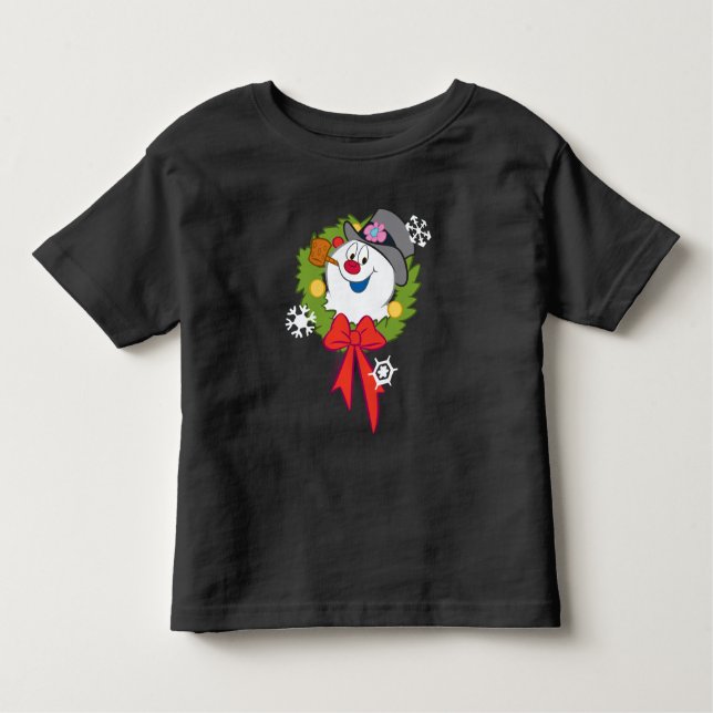 T-shirt Pour Les Tous Petits Frosty the Snowman™ | Crème Frosty Holiday (Devant)