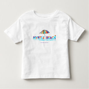 T-shirt Pour Les Tous Petits Fun Myrtle Beach, SC Summer Graphic Mignonne
