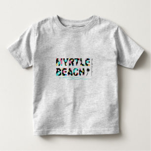 T-shirt Pour Les Tous Petits Fun Myrtle Beach, SC Summer Graphic Mignonne