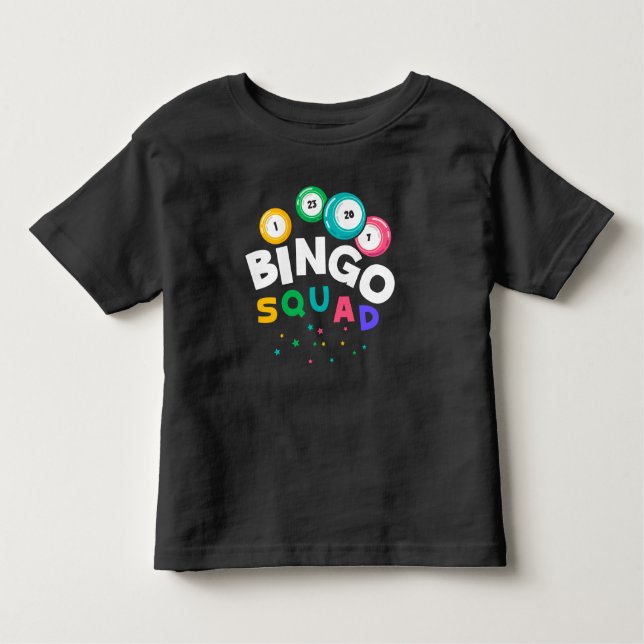 T-shirt Pour Les Tous Petits Funny Bingo Team Jeu Humour (Devant)