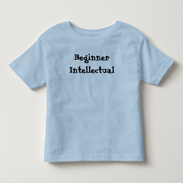 T-shirt Pour Les Tous Petits Funny Débutant Intellectuel (Devant)