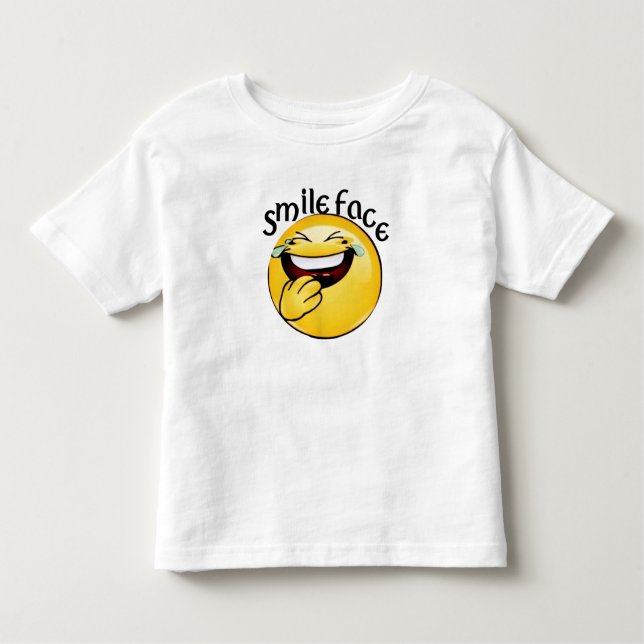 T-shirt Pour Les Tous Petits funny face (Devant)