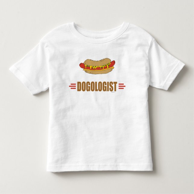 T-shirt Pour Les Tous Petits Funny Hot Dog (Devant)