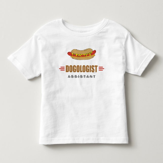 T-shirt Pour Les Tous Petits Funny Hot Dog (Devant)