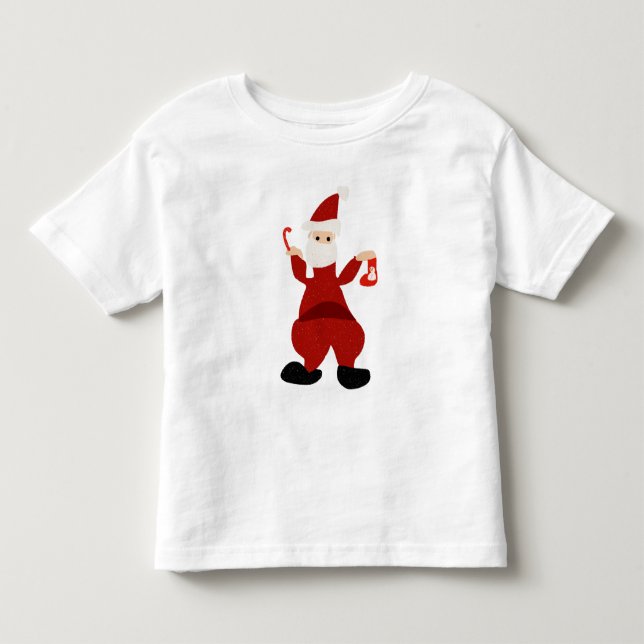 T-shirt Pour Les Tous Petits Funny Père Noël (Devant)