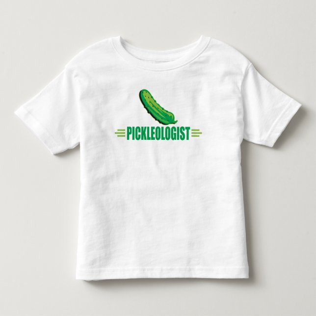 T-shirt Pour Les Tous Petits Funny Pickleologiste (Devant)