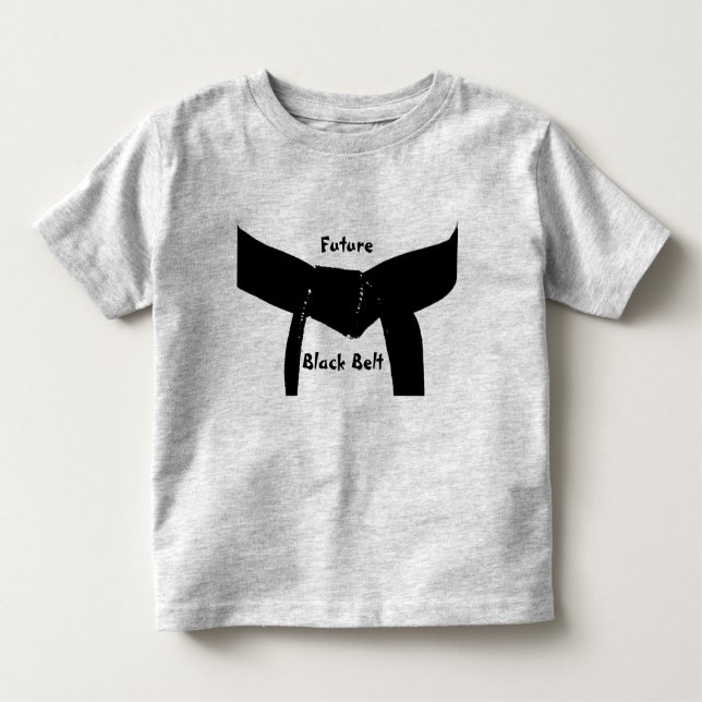 T-shirt Pour Les Tous Petits Futur ceinture noire des arts martiaux (Devant)