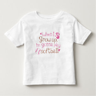 T-shirt Pour Les Tous Petits Futur joueur de base-ball