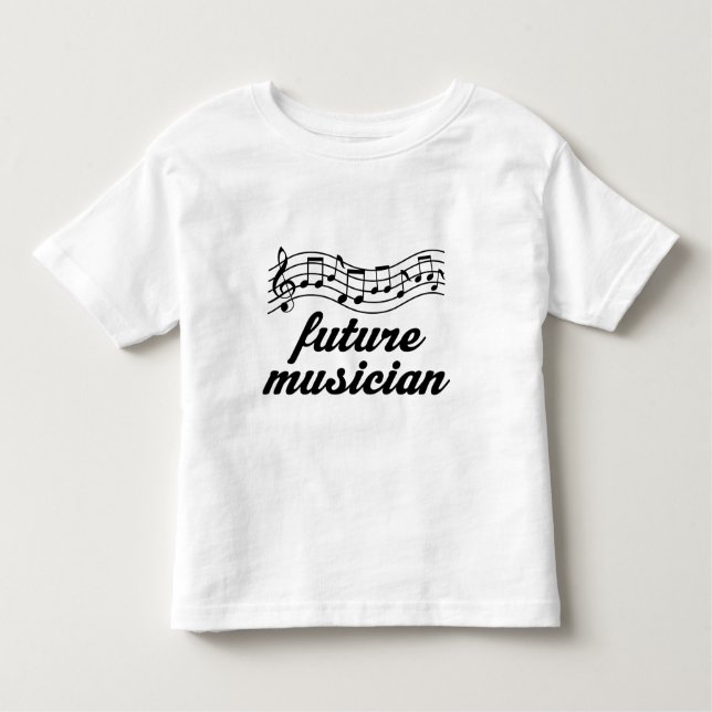 T-shirt Pour Les Tous Petits Futur musicien (Devant)
