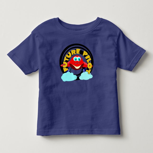 T-shirt Pour Les Tous Petits Futur pilote (Devant)