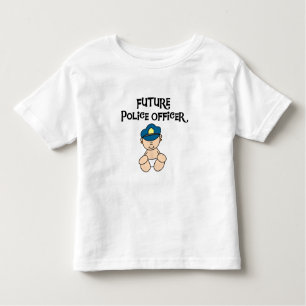 T-shirt Pour Les Tous Petits Futur policier de bébé