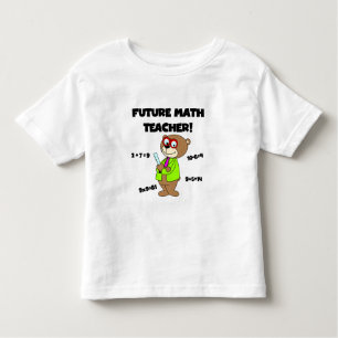 T-shirt Pour Les Tous Petits Futur professeur de maths