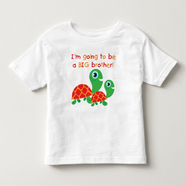 T-shirt Pour Les Tous Petits Futur tortues Big Brother (Devant)