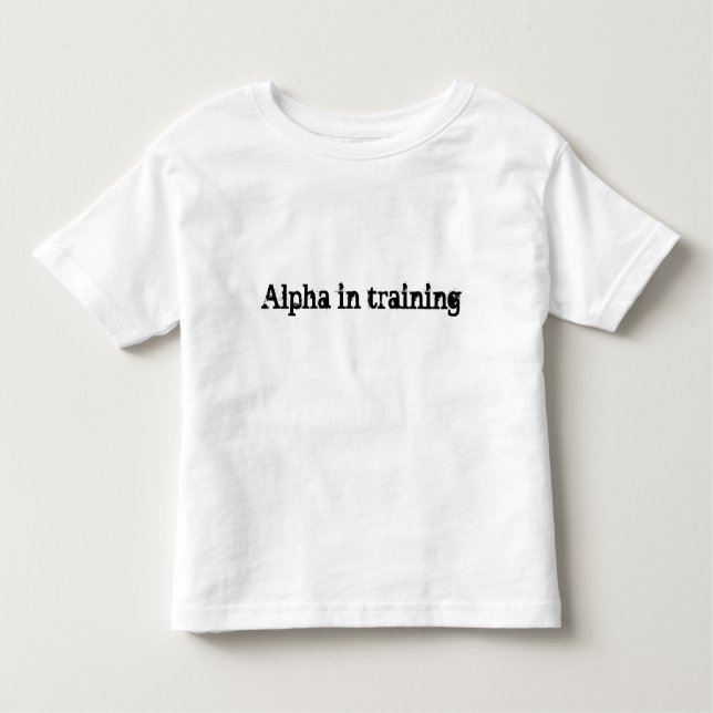 T-shirt Pour Les Tous Petits Future alpha chemise d'enfant en bas âge (Devant)