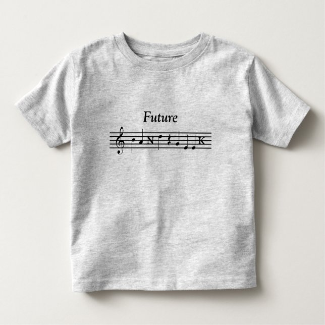 T-shirt Pour Les Tous Petits Future chemise de geek de bande (Devant)