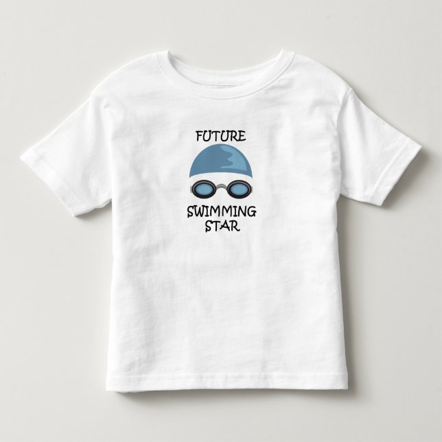 T-SHIRT POUR LES TOUS PETITS FUTURE ÉTOILE DE NATATION (Devant)