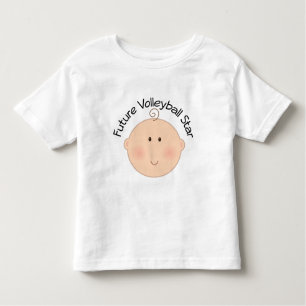 T-shirt Pour Les Tous Petits Future étoile de volleyball