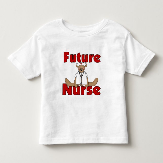T-shirt Pour Les Tous Petits Future infirmière d'ours (Devant)