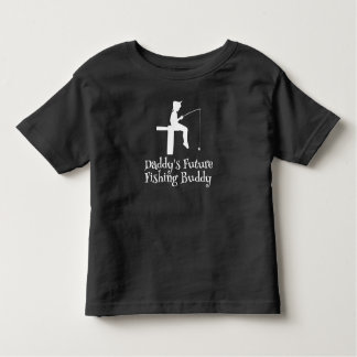 T-shirt Pour Les Tous Petits Future pêche de pêcheur d'ami de la pêche du papa