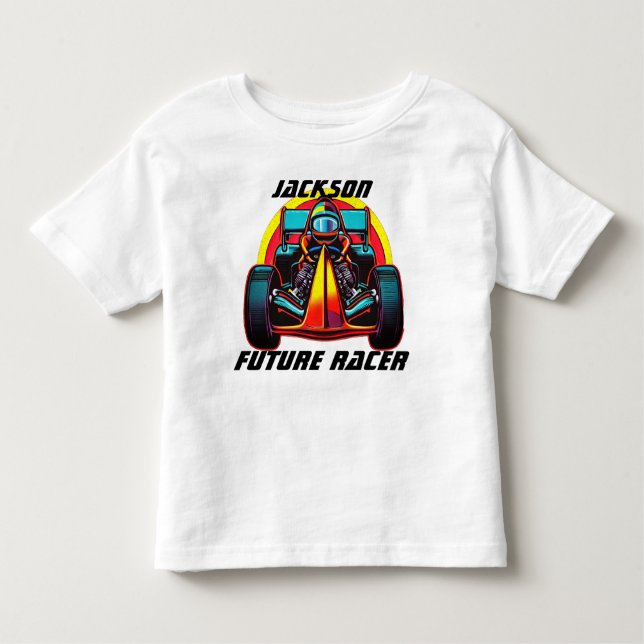 T-shirt Pour Les Tous Petits Future Racer (Devant)