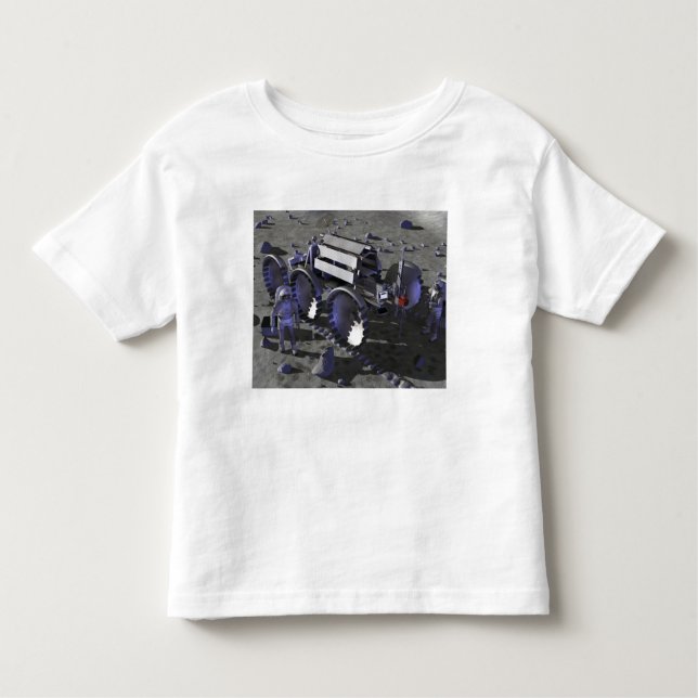 T-shirt Pour Les Tous Petits Futures missions d'exploration spatiale 10 (Devant)