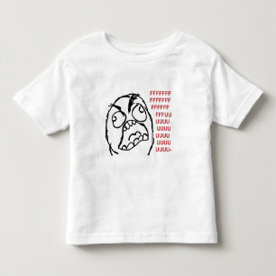 T-shirt Pour Les Tous Petits Fuuuu de fuuu de type de rage
