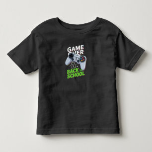 T-shirt Pour Les Tous Petits Game Over Retour à l'école Drôle Premier Jour d'éc