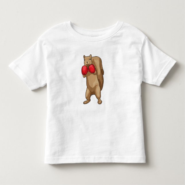 T-shirt Pour Les Tous Petits Gants de boîte à écureuil (Devant)