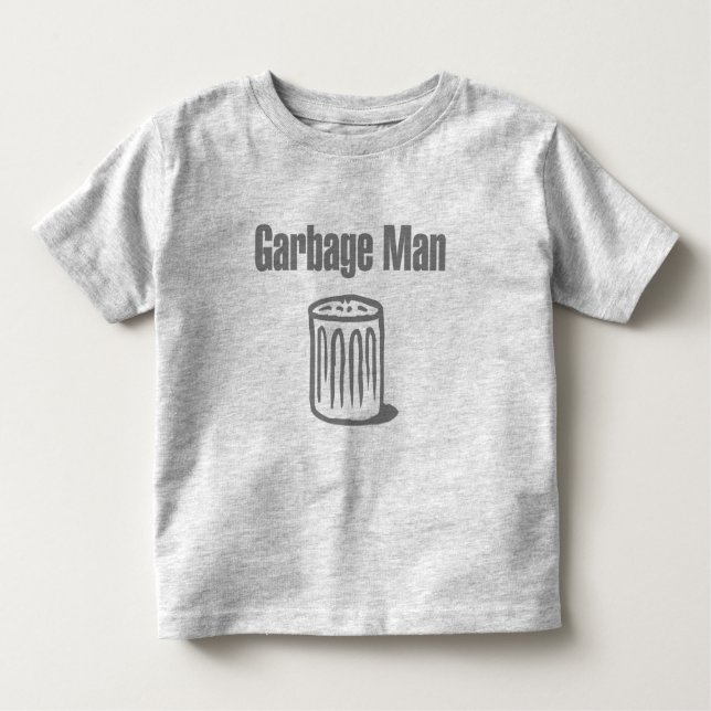 T-shirt Pour Les Tous Petits Garbage Man (Devant)
