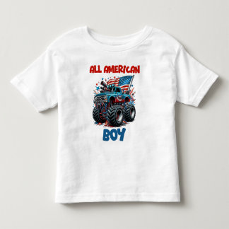 T-shirt Pour Les Tous Petits Garçon américain 4 juillet