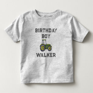 T-shirt Pour Les Tous Petits Garçon d'anniversaire de ferme de tracteur rustiqu