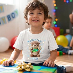 T-shirt Pour Les Tous Petits Garçon d'anniversaire personnalisé sur le thème de