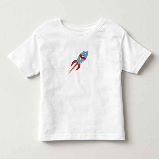 T-shirt Pour Les Tous Petits garçon de fusée (Devant)
